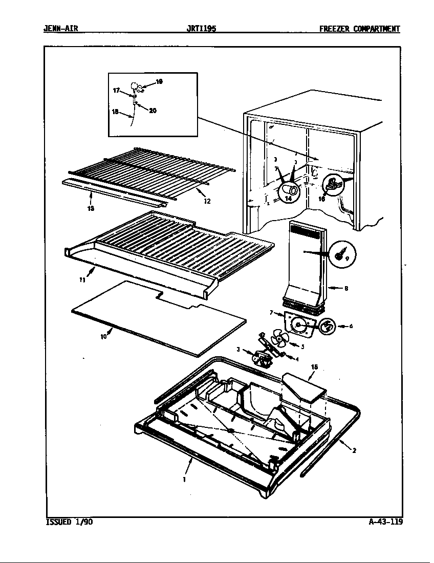 Freezer compartment