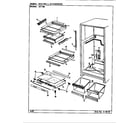 Jenn-Air JRT196/AJ55A shelves & accessories diagram
