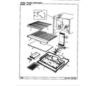 Jenn-Air JRT196/AJ55C freezer compartment diagram