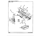 Jenn-Air JRT196/CJ55A optional ice maker kit diagram
