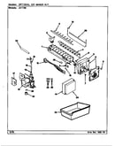 Optional ice maker kit