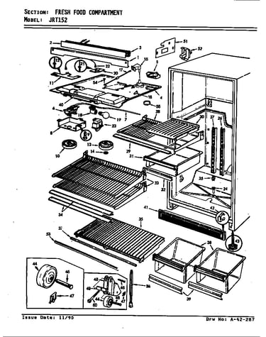 Ice maker section