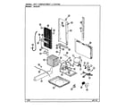 Amana JRSD247-DQ85A unit compartment & system (jrsd247b/dq83a) (jrsd247l/dq85a) (jrsd247w/dq81a) diagram