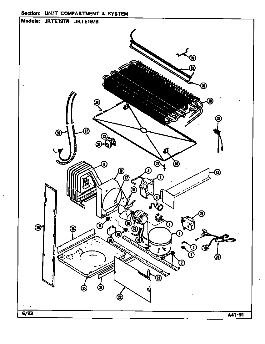 Unit compartment & system (b/m dj57a)