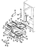 Shelves & accessories (b/m dj57a)