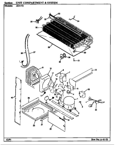 Unit compartment & system