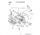 Jenn-Air M166W oven liner-body (m166w) (m166w) diagram