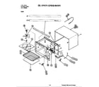 Jenn-Air M166W oven liner-body (m166) (m166) diagram