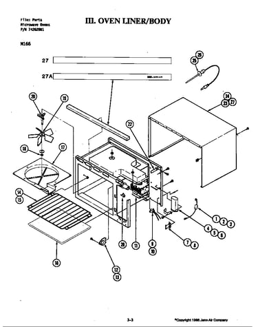 Oven liner-body (m166) (m166)