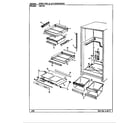 Jenn-Air JRT192/AJ51A shelves & accessories diagram