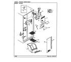 Jenn-Air JRSD226/BQ32B freezer compartment diagram