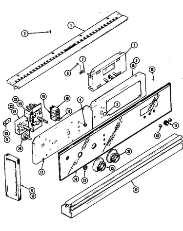 Control panel (lower)