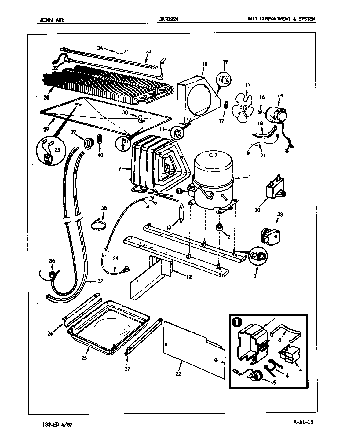 Unit compartment & system