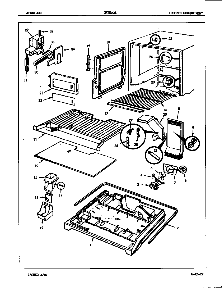 Freezer compartment