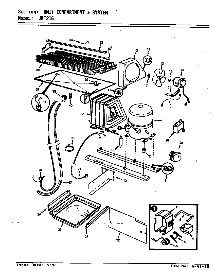 Unit compartment & system