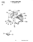 Body-liner/trim-lower oven