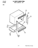 Body-liner/trim-upper & lower oven