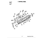 Jenn-Air S156B-C control panel (s156w-c) diagram