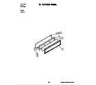 Jenn-Air S156W-C access panel (s156w-c) diagram