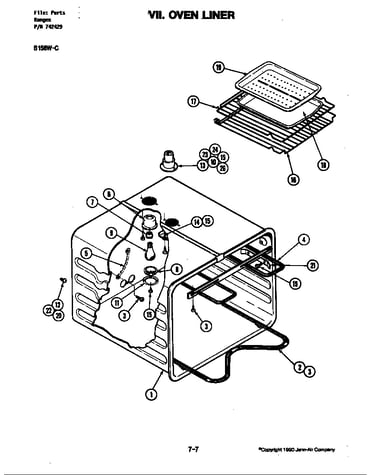 Oven liner (s156w-c)