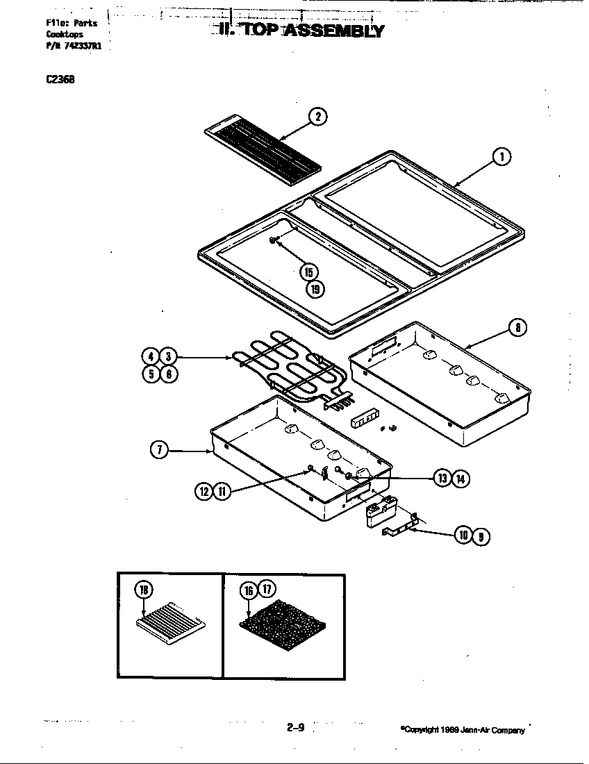 TOP ASSEMBLY (C236B,B-C,NGB) (C236B) (C236B-C) (C236NGB)