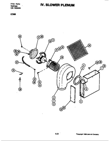 Blower plenum (c236b,b-c,ngb) (c236b) (c236b-c) (c236ngb)