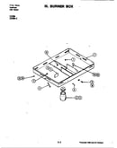 Burner box (c236w,w-c,ngw) (c236ngw) (c236w) (c236w-c)