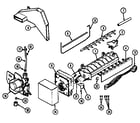 Jenn-Air JRTE217W/DJ75A optional ice maker kit diagram