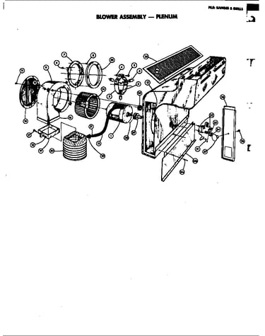 Blower assembly/plenum