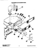 Electronic air cleaner parts