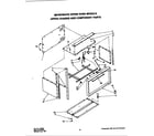 Jenn-Air F221 microwave components-upper & chassis diagram