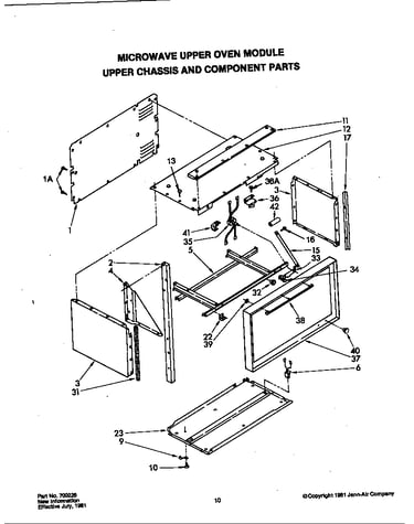 Microwave components-upper & chassis