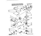 Jenn-Air F220 magnetron & air flow parts diagram