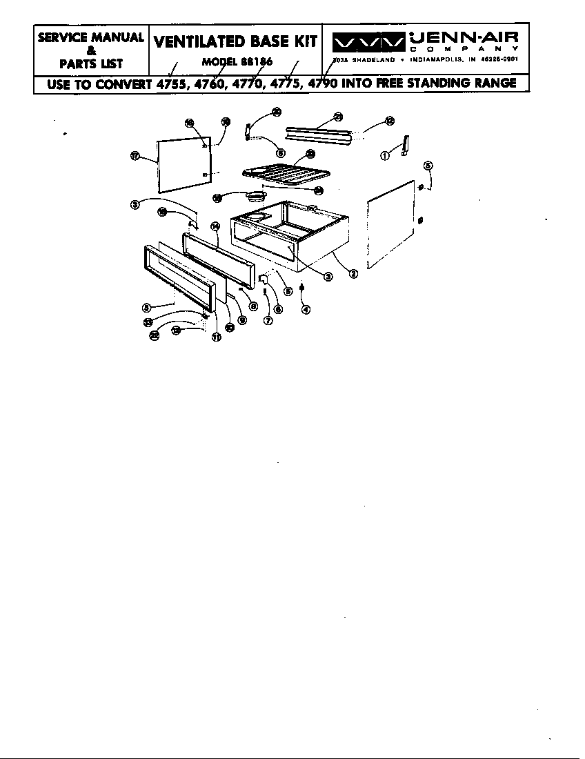 Ventilated base kit