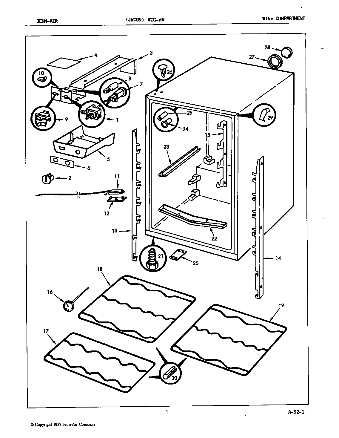 Wine compartment