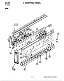 Control panel (w246w)