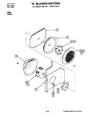 Blower motor-convection fan-upper (w246) (w246)