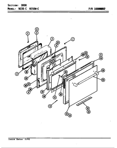Door (w156-c & w156w-c) (w156-c) (w156w-c)