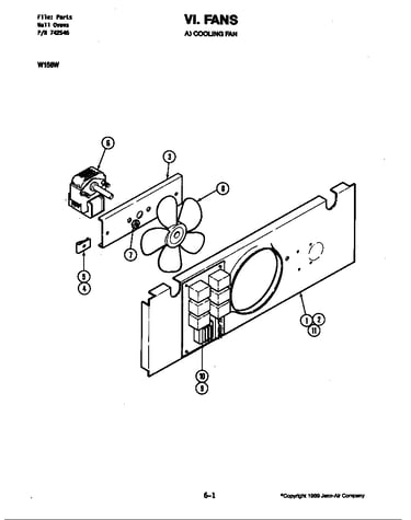 Blower motor-cooling (w156w) (w156w)