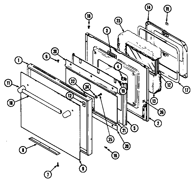 Door (wht) (seg196w) (seg196w-c)