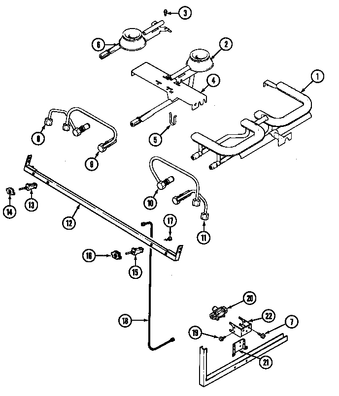 Gas controls (wht)