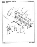 Optional ice maker kit