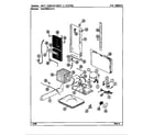 Maytag RSD2000CAE/DM05A unit compartment & system diagram