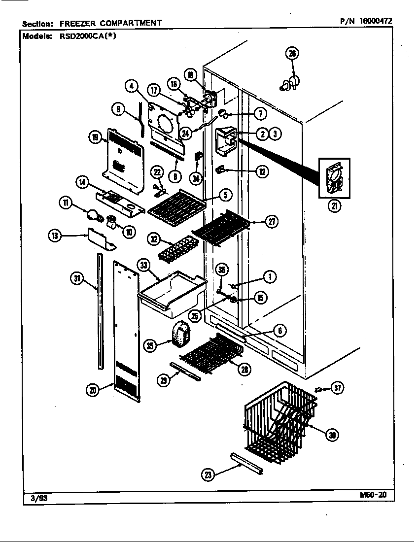 Freezer compartment