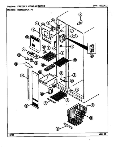 Freezer compartment