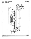 Freezer outer door