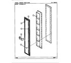 Maytag RSD2000CAE/DM05A freezer inner door diagram