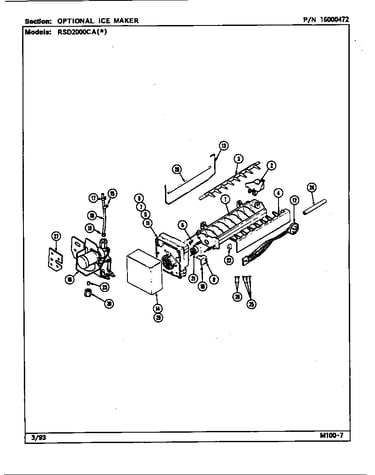 Optional ice maker kit (rae3100aax)