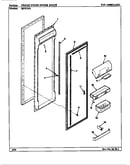 Fresh food inner door (rsw24a/am81e) (rsw24a/am81f) (rsw24a/bm81a) (rsw24a/bm81b) (rsw24a/bm81c)