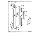 Maytag RSW24A/AM81E freezer outer door (rsw24a/am81e) (rsw24a/am81f) (rsw24a/bm81a) (rsw24a/bm81b) (rsw24a/bm81c) diagram
